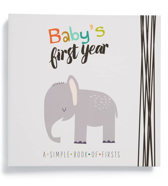 Ollie the Elephant Baby Room Thermometer Card