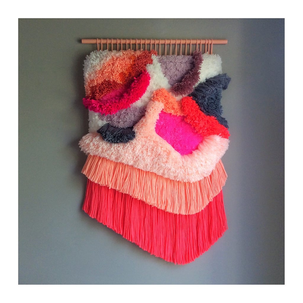 Furry Landscape Handwoven Tapestry ($350)