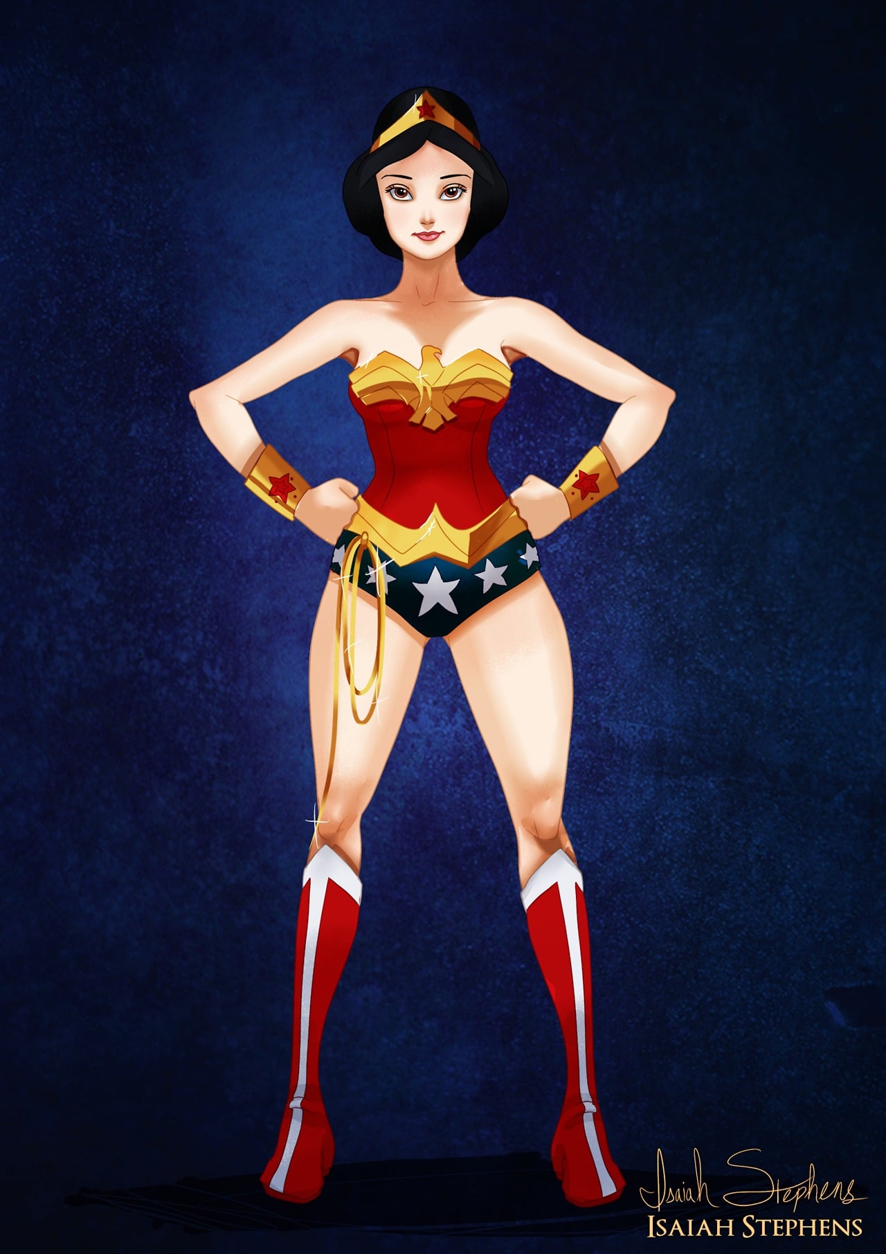 Snow White as Wonder Woman | These Artistic Takes on Disney Princesses Will Change Way You See Them Forever | POPSUGAR Love & Sex Photo 197