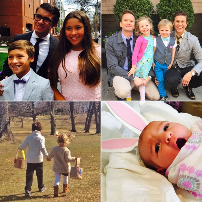 Celebrity Family Easter Pictures 2015
