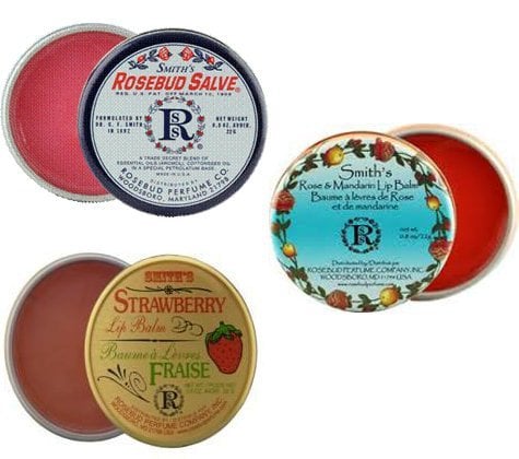 Rosebud Perfume Co. Tin 3 Pack: Smith's Lip Balm ($18)
"When I say I've been using Smith's Rosebud Salve since I was in high school, I'm not exaggerating. At this point, it's become a part of my personality. These are the only lip balms that keep my lips soft all day long, and this three-pack is the perfect gift for Secret Santa or as a stocking stuffer." — Lena Felton, special projects senior director