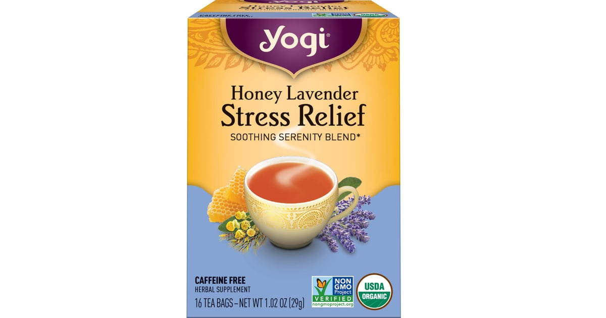 Honey Lavender Stress Relief Yogi Tea Relaxing Mother's Day Gifts