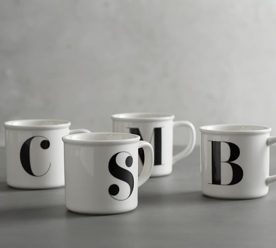 Alphabet Mugs