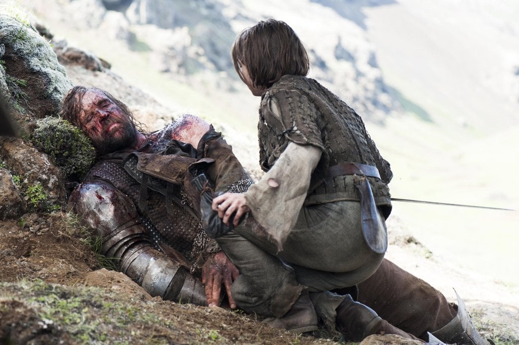 Arya Leaves the Hound for Dead