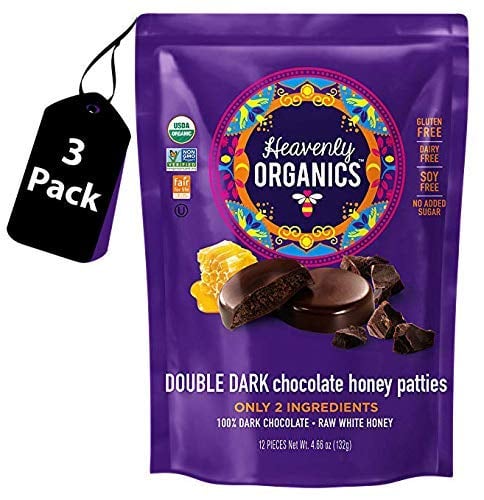 Heavenly Organics Double Dark Chocolate Honey Patties