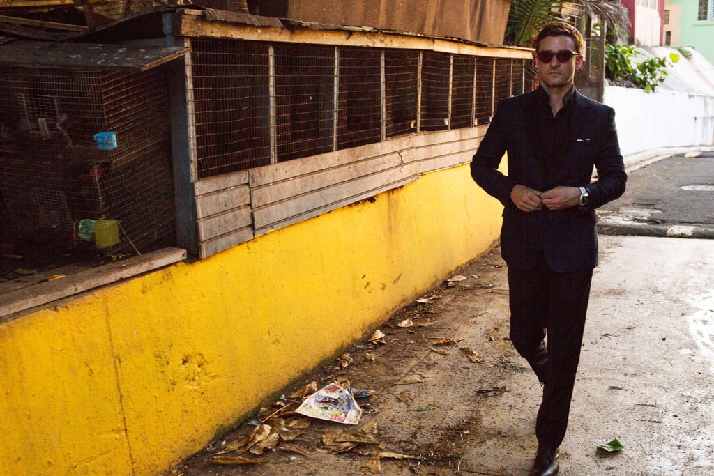 He's just the king of the suit and tie, you know?