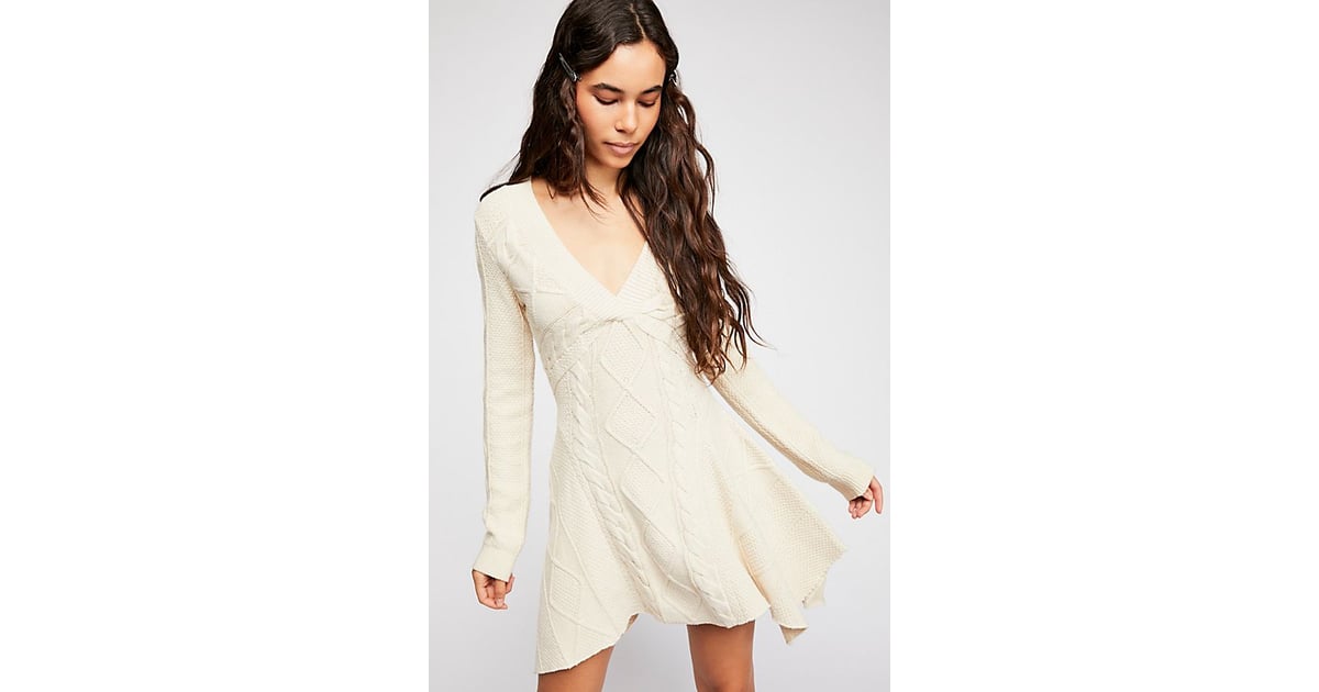 Free People Cables And Castles Sweater Dress Bring on the