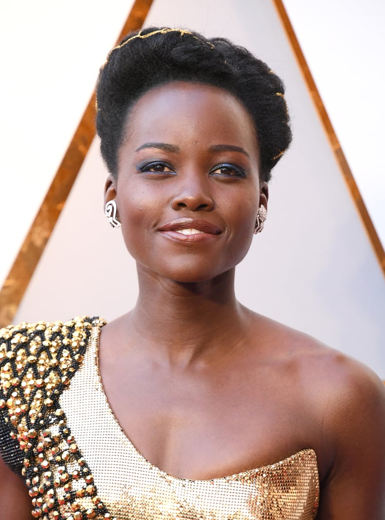 Lupita Nyong'o Hair and Makeup at the 2018 Oscars