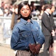 Zaya Wade Looks Stunning in a Yellow Skirt Suit and Slingback Heels