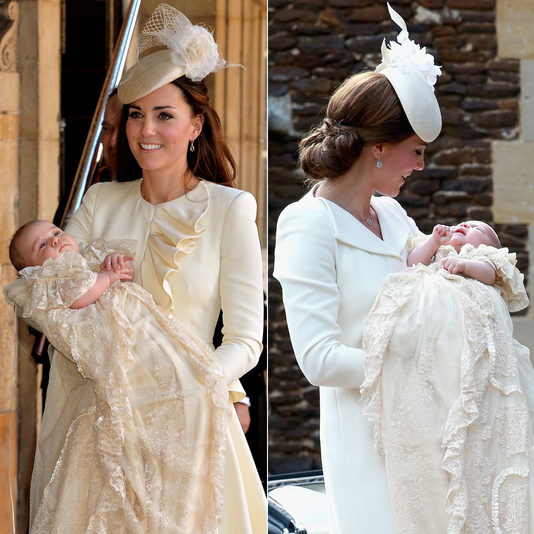 Prince George s vs. Princess Charlotte s Christening POPSUGAR