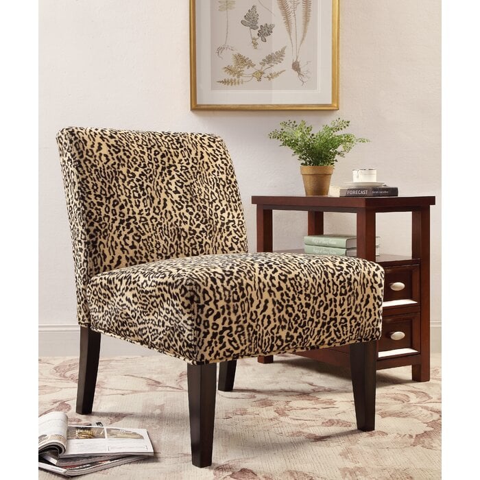Animal Print Galvan Side Chair "WAP" Music VideoInspired Home Decor