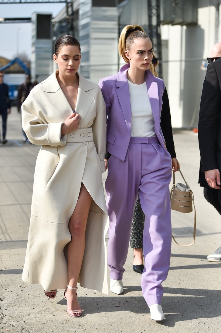 Cara Delevingne And Ashley Benson S Outfits In Milan Popsugar Fashion