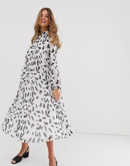 Splodge online print dress