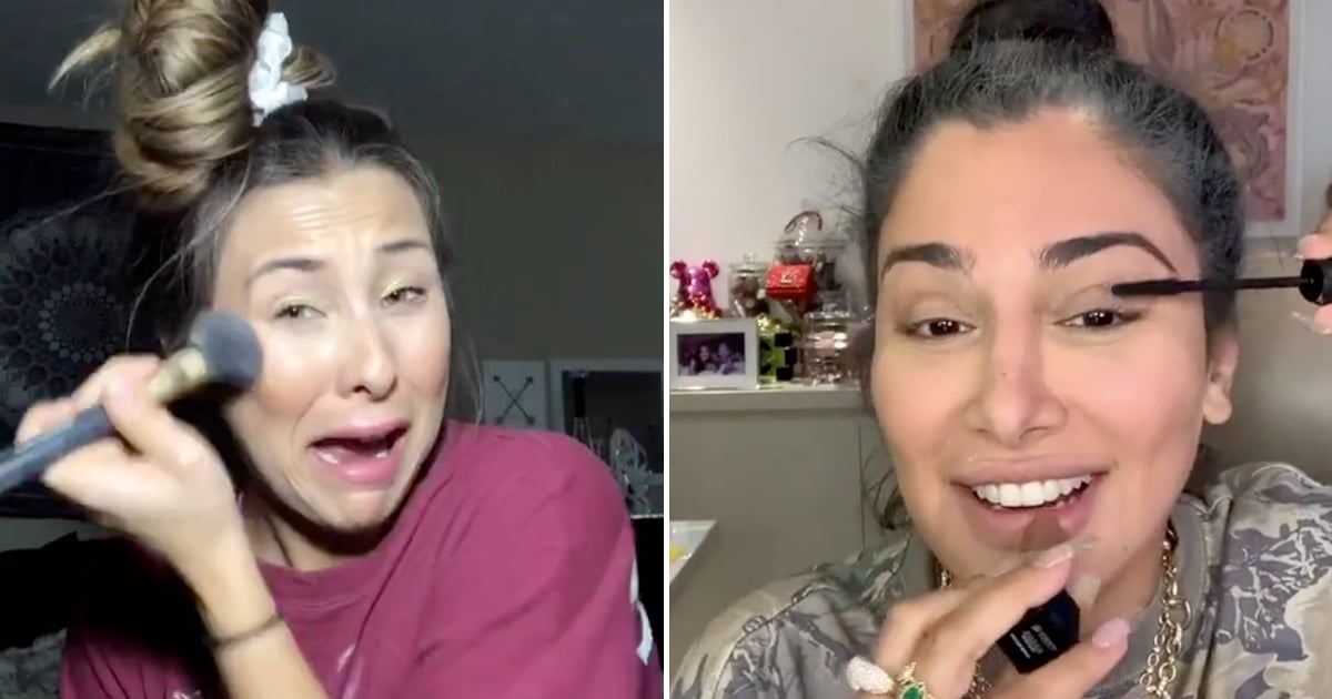 Watch The Best One Minute Makeup Challenge Videos On Tiktok Popsugar Beauty 10 minute makeup challenge (got kicked out). one minute makeup challenge videos