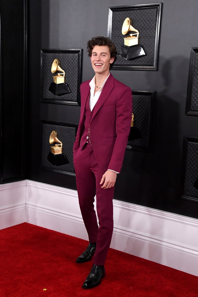 Shawn Mendes at the 2020 Grammys
