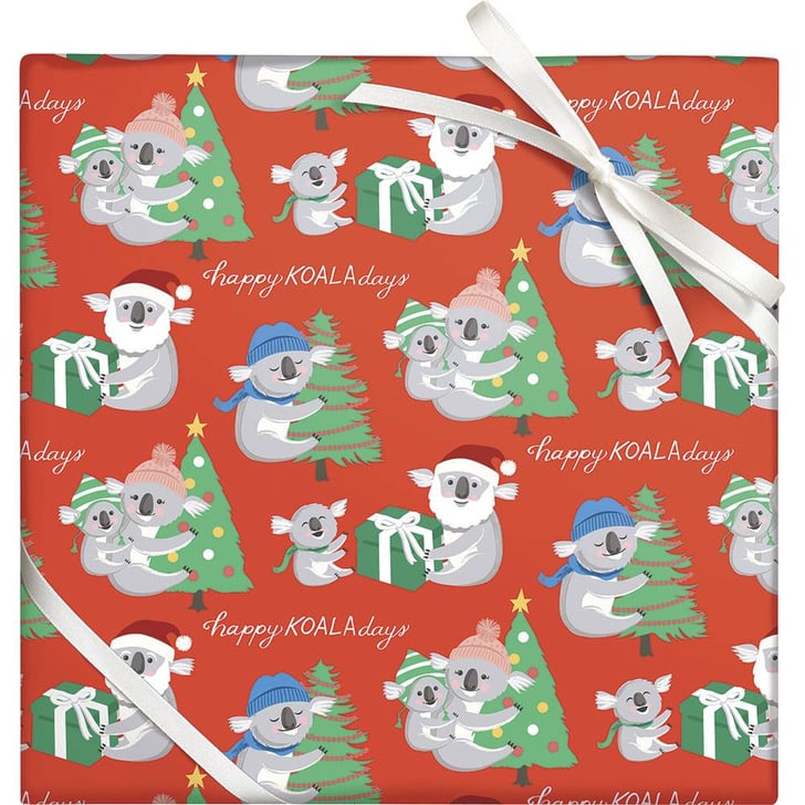 Happy Koala Days Wrapping Paper Best Christmas Wrapping Paper 2018 POPSUGAR Smart Living