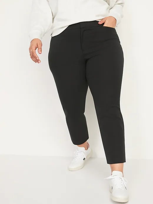 High-Waisted Linen-Blend Cargo Straight Pants for Women