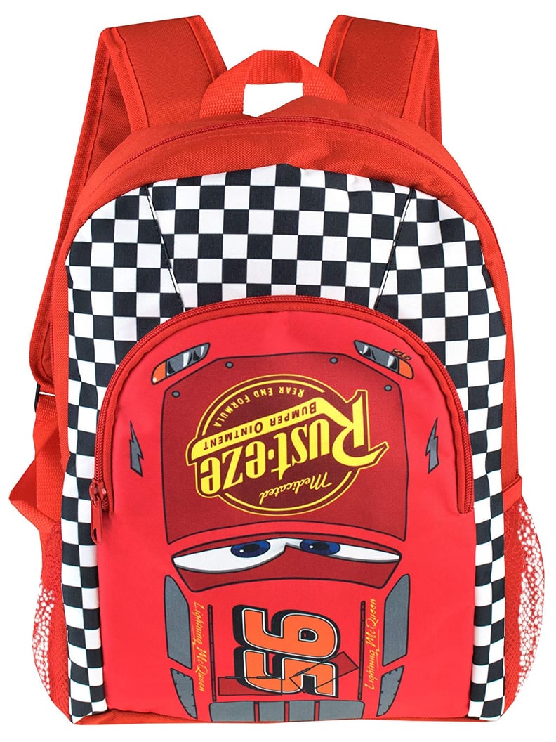 Disney Cars Boys Lightning McQueen Backpack with Lunch Bag Water