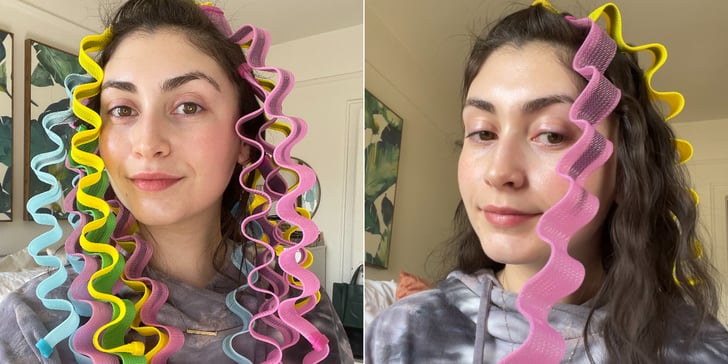 I Tried the Heatless Hair Spiral Curlers on TikTok: Photos | POPSUGAR Beauty