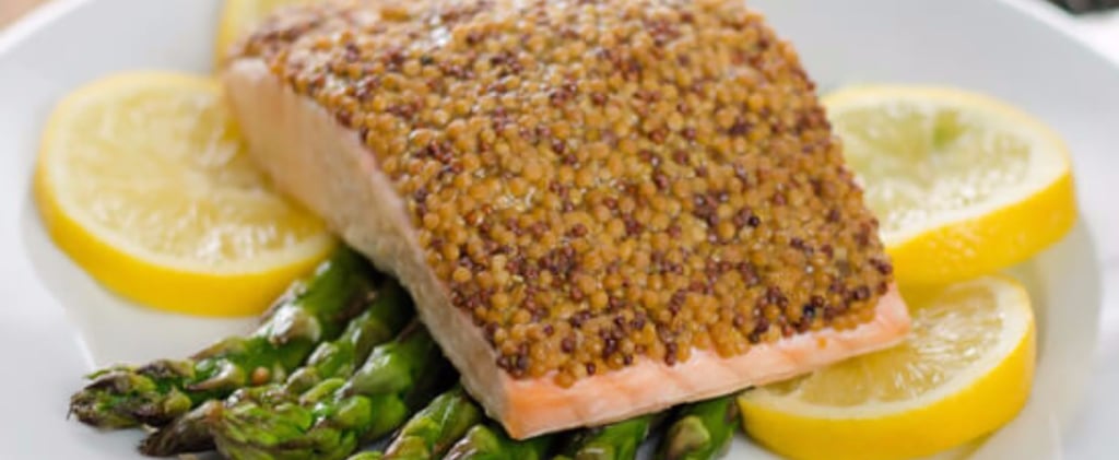 Mustard-Crusted Salmon With Roasted Asparagus