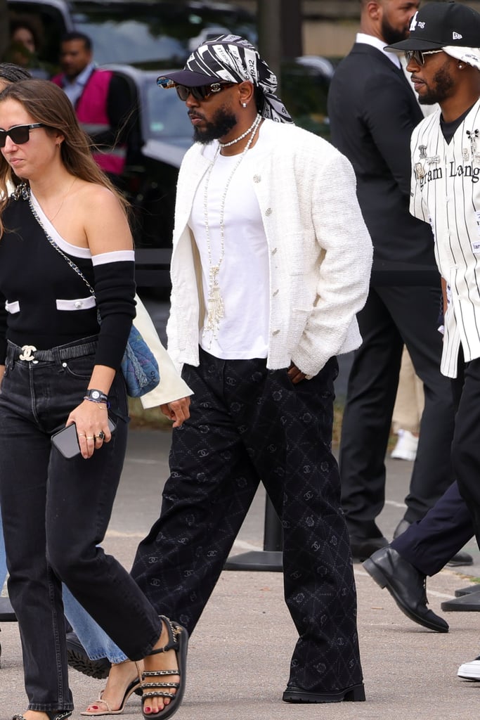 Kendrick Lamar and Lupita Nyong'o at the Chanel Couture FW 2023