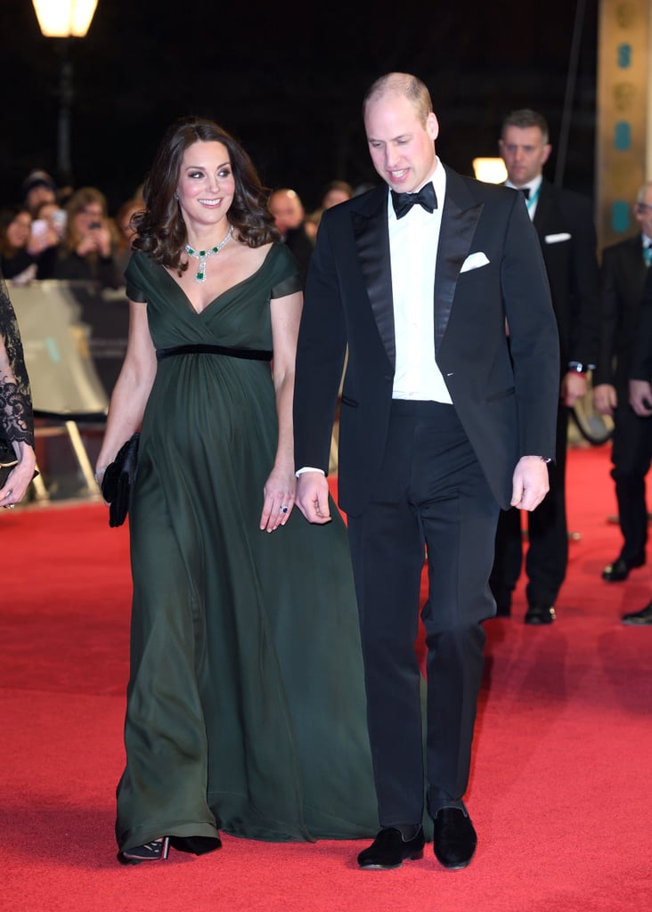 Prince William and Kate Middleton at the BAFTA Awards