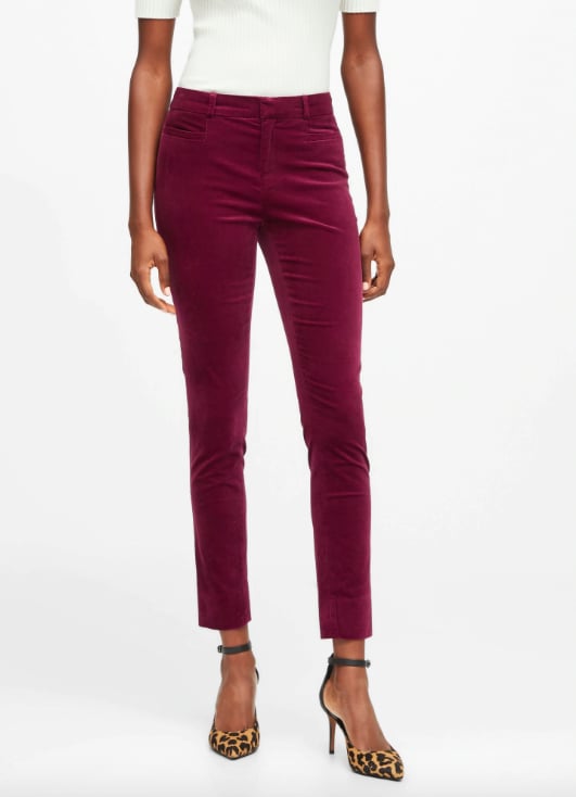 Modern Sloan Skinny-Fit Velvet Pant