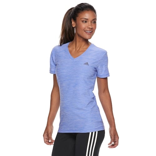 women's adidas tech short sleeve tee