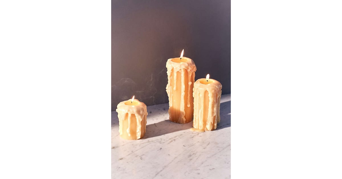 Melted Pillar Candle Urban Outfitters Halloween 2017 POPSUGAR