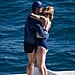 Olivia Wilde Kissing Harry Styles in a Blue Bikini in Italy