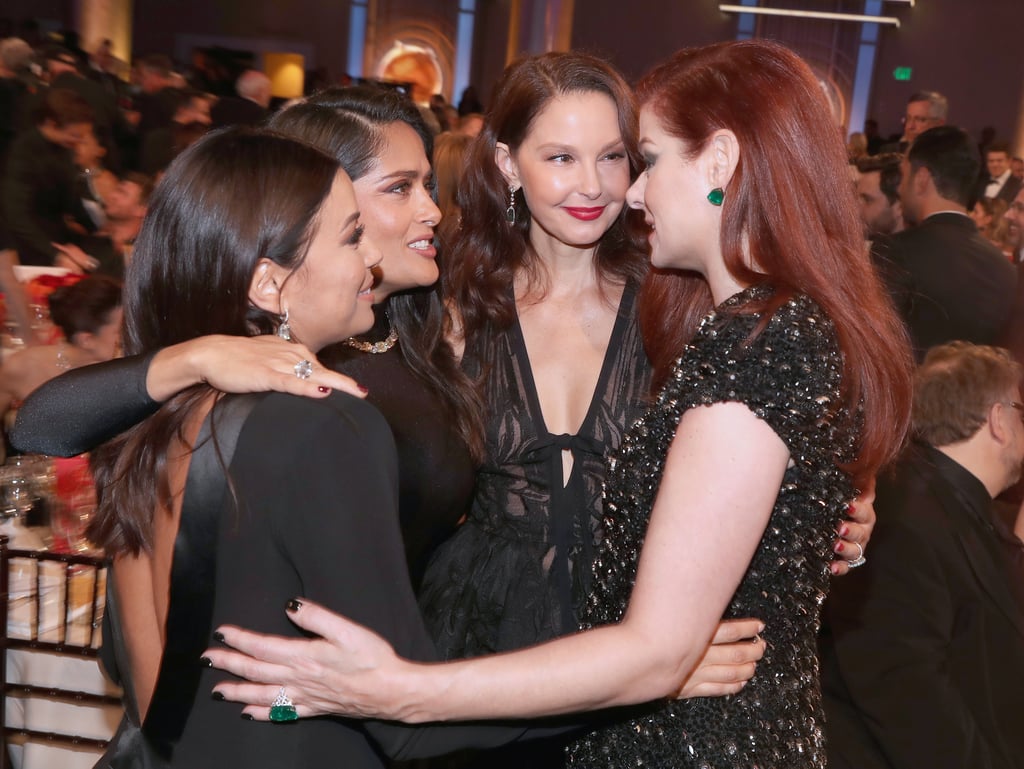 Pictured: Eva Longoria, Salma Hayek, Ashley Judd, and Debra Messing