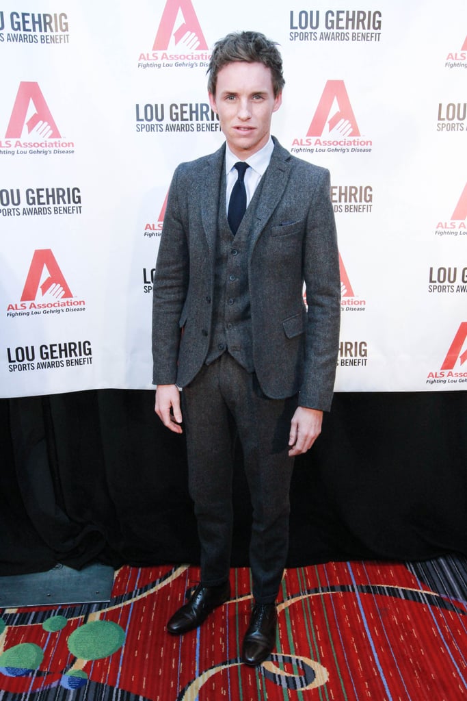 This three-piece gray Topman suit is more sexy than stuffy.