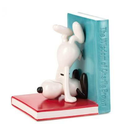 Peanuts Charlie Brown and Snoopy Ceramic Bookend