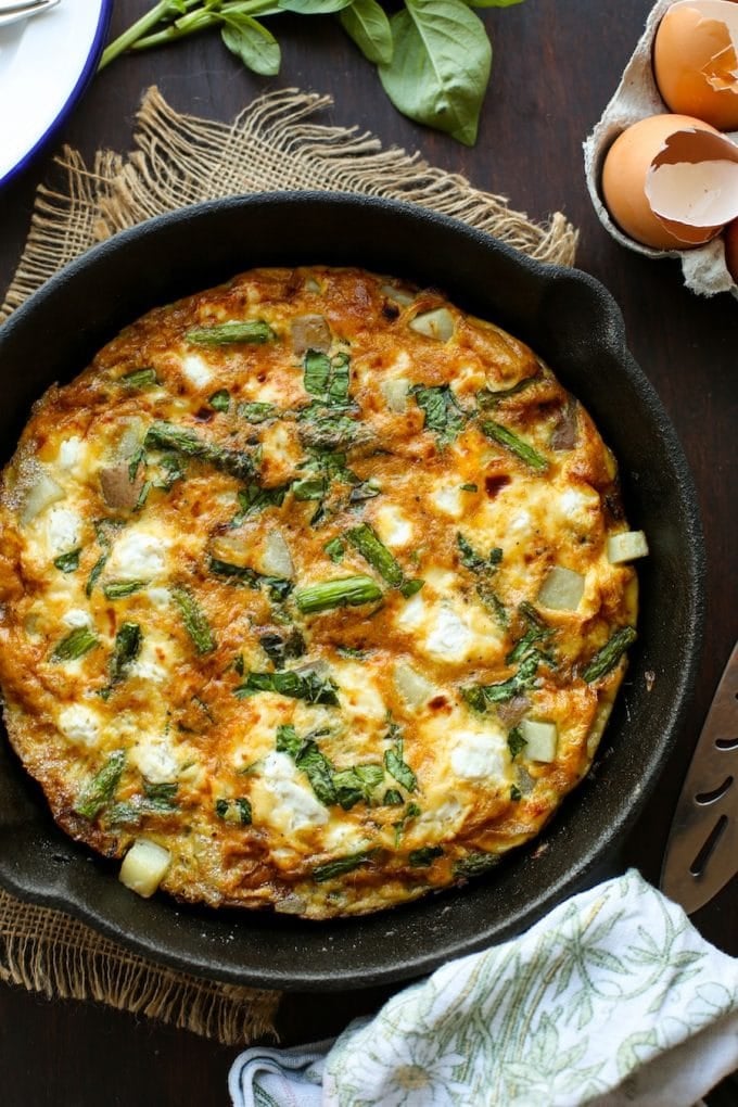 Potato and Asparagus Frittata