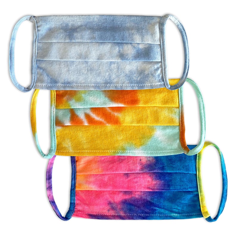 Free & Easy Tie Dye Face Masks