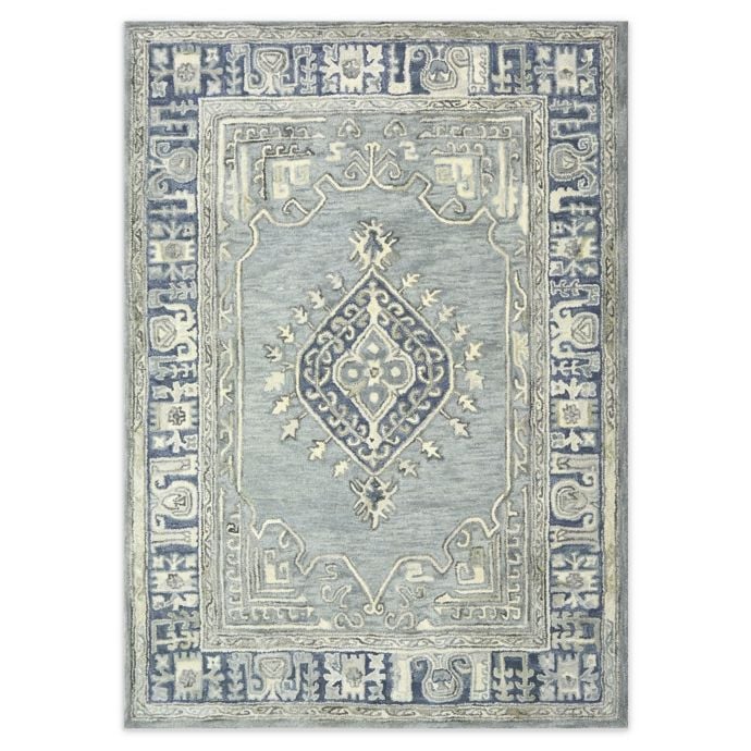 Kolkata Area Rug in Blue