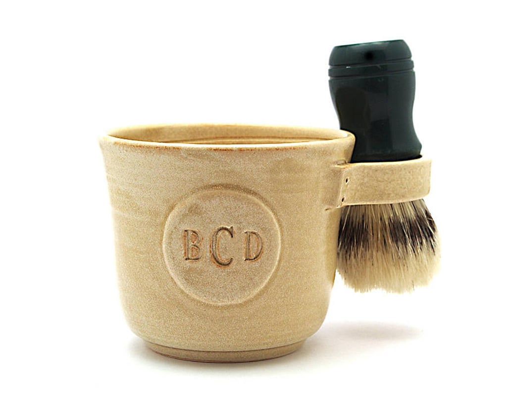 Monogrammed Shaving Mug