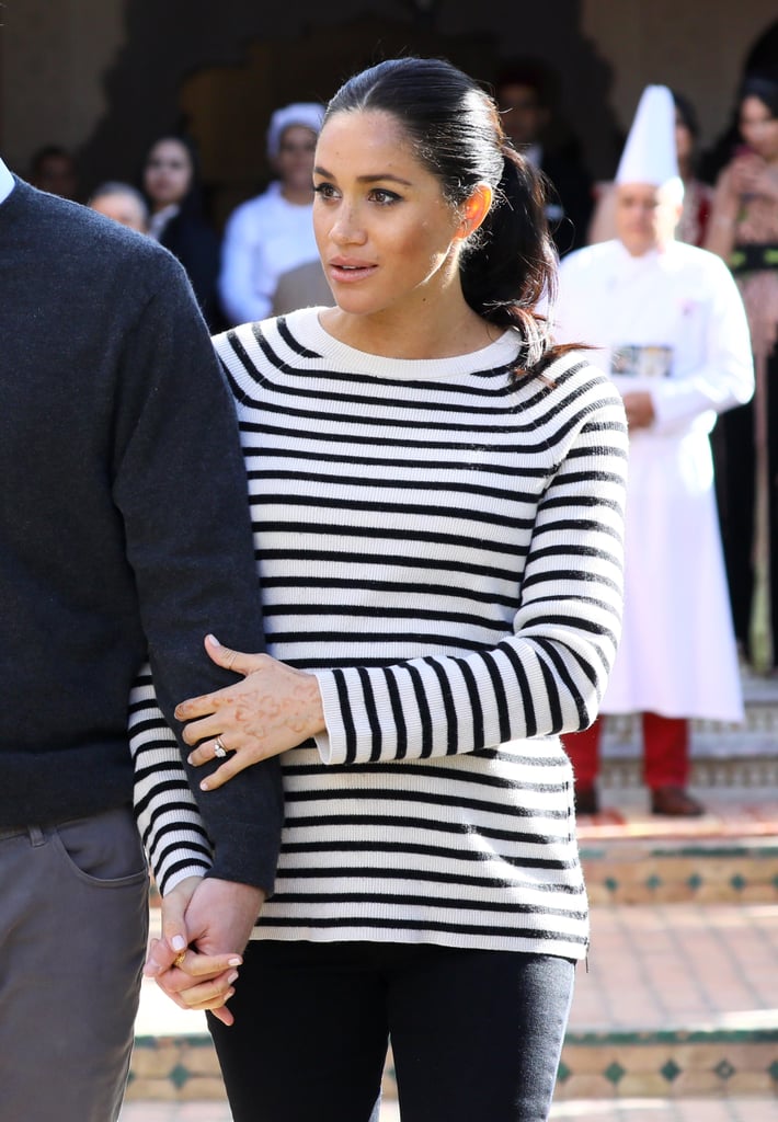 Meghan and Harry With Horses on Morocco Tour February 2019