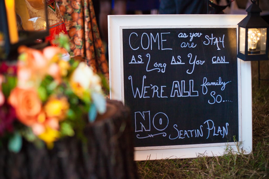 This Backyard Wedding Had Charming Rustic Halloween Decor