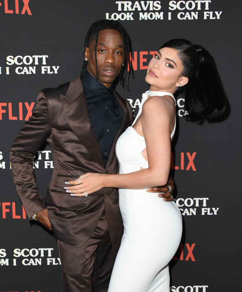 Kylie Jenner and Travis Scott at Travis Scott: Look Mom I Can Fly Premiere