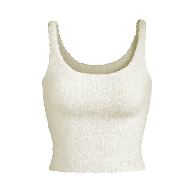 Kim Kardashian Skims Cozy Collection Knit Tank — Bone