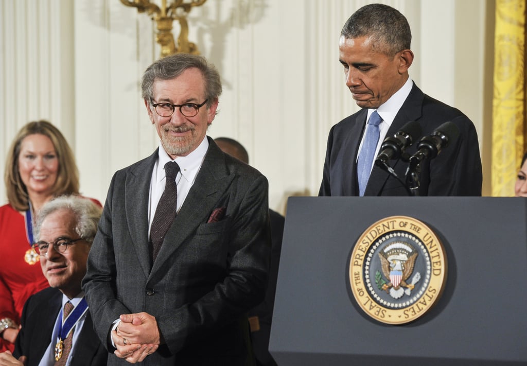 President Obama Awards Steven Spielberg and Barbra Streisand