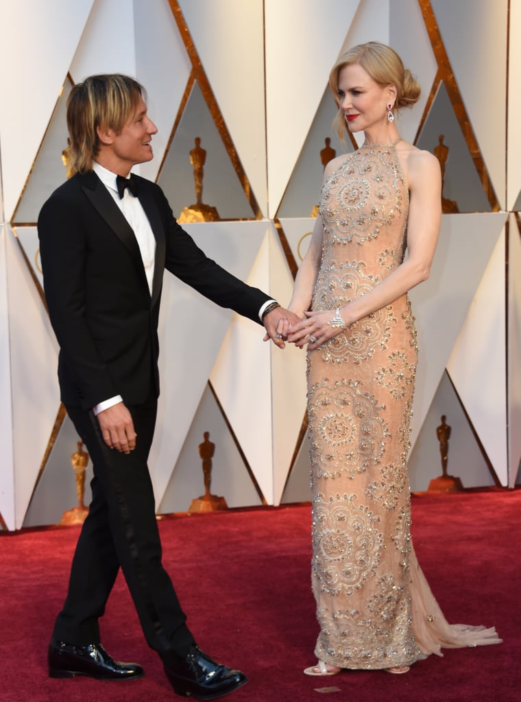 Nicole Kidman and Keith Urban at the 2017 Oscars