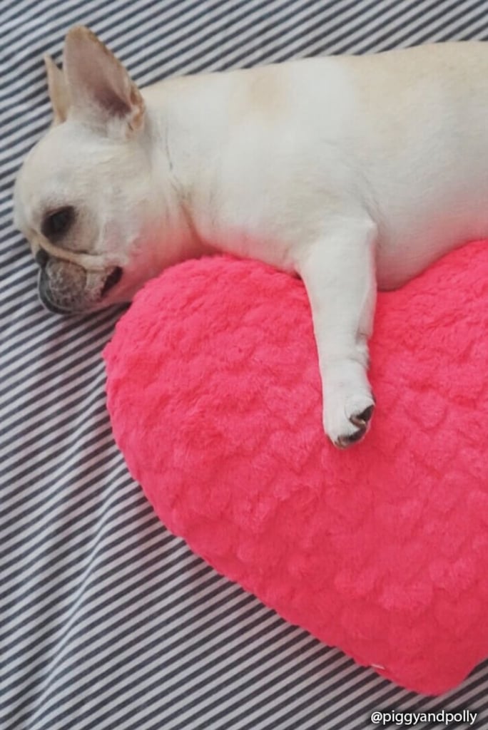 Forever 21 Faux Fur Heart Pillow