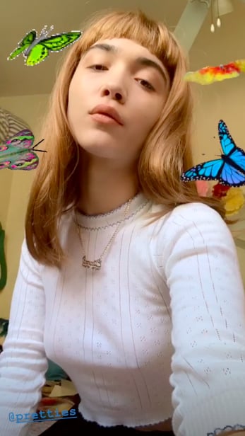 Rowan Blanchard With Long Blond Hair Popsugar Beauty