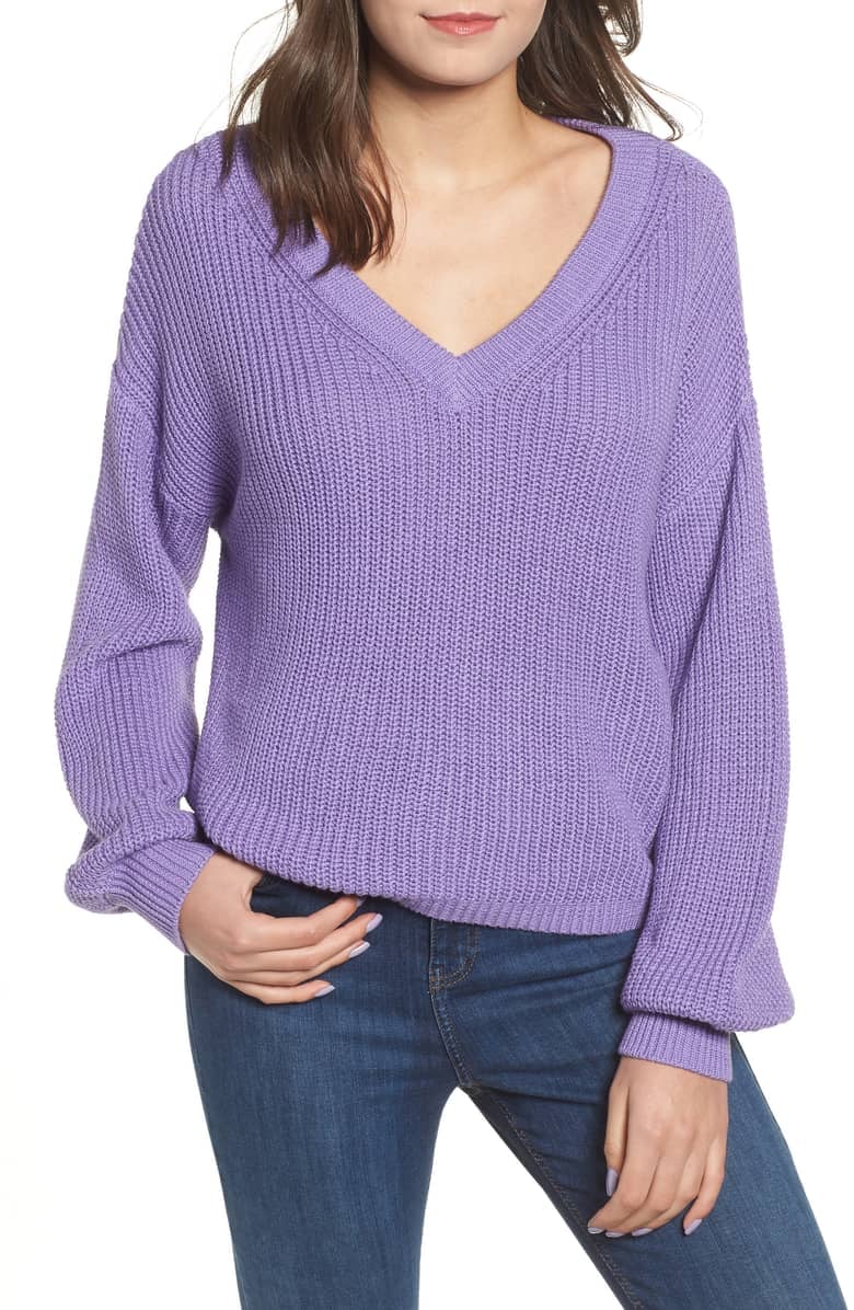 BP. V-Neck Cotton Sweater