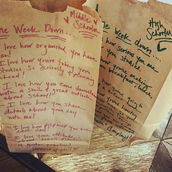 Mom Creates Uplifting Lunch Bags For Her Kids