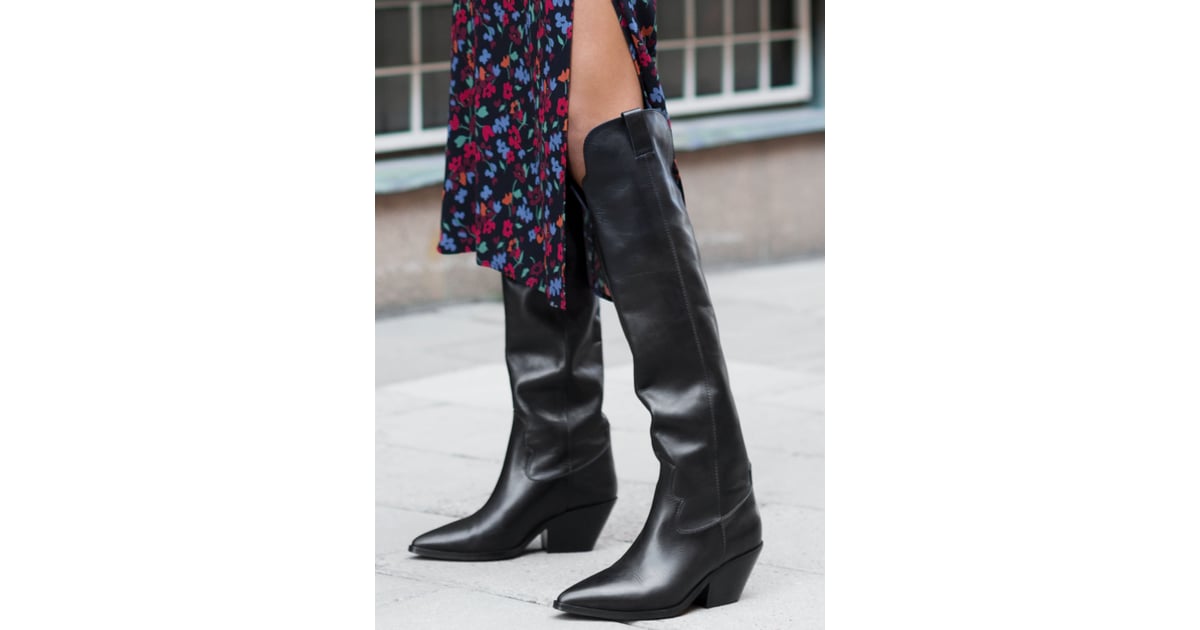 & Other Stories Knee High Cowboy Boots | The Biggest Fall Boot Trends ...