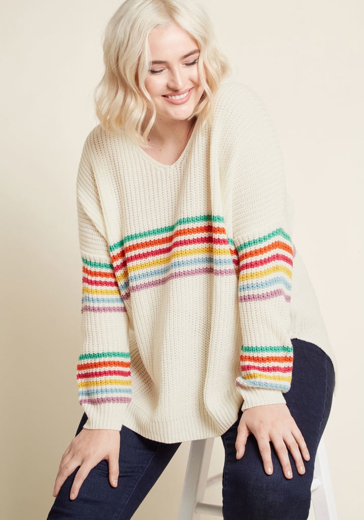 ModCloth Innovative Ways Oversized Sweater
