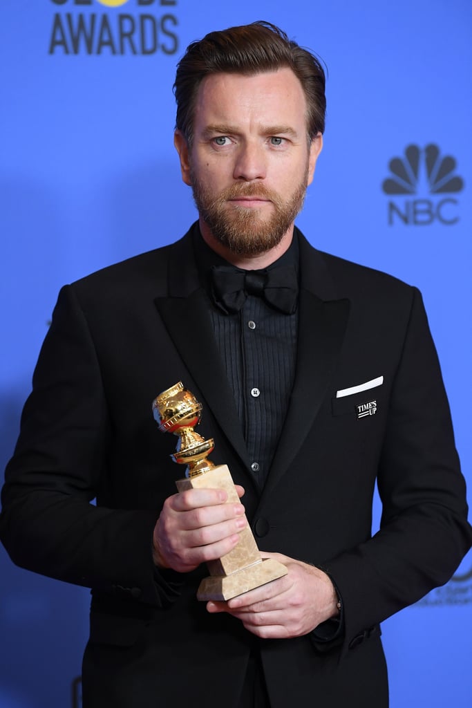 Ewan McGregor | Time's Up Pin at the Golden Globes 2018 | POPSUGAR ...
